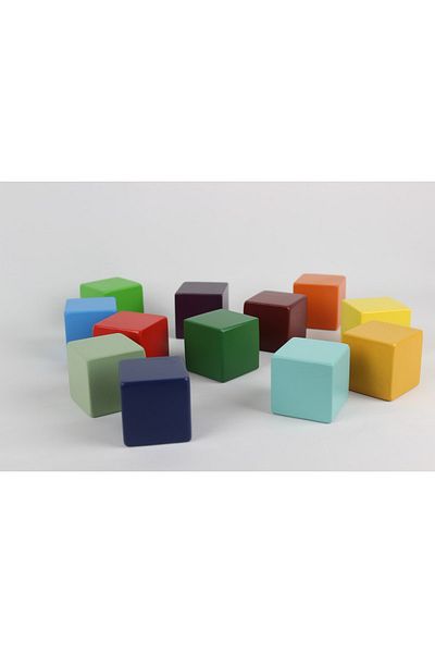 aliwooden 12 Pieces Waldorf Small Cubes (3,2 CM)