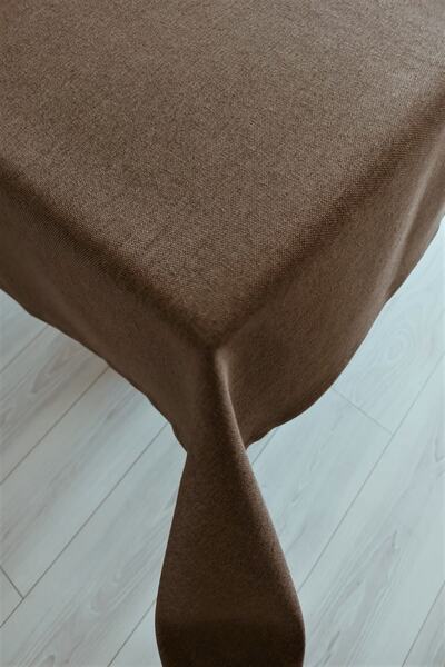 eno concept Linen Textured Premium Quality Stain Resistant Coffee Table Cloth