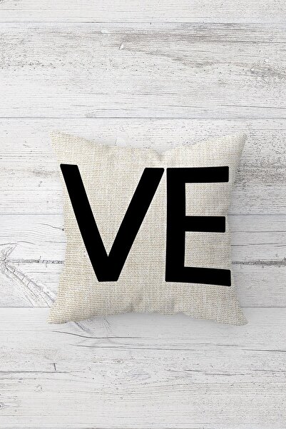 Pelangi وغطاء وسادة بسحاب مخفي مطبوع على الوجهين ومكتوب على الوجهين