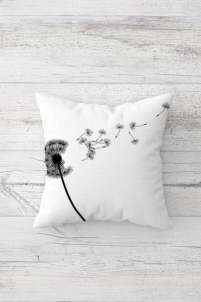 linazaitun One Side Printed Hidden Zipper Decorative Pillowcase Throw Pillow Case Seat Pillowcase