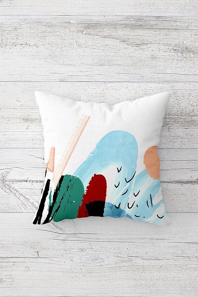 linazaitun One Side Printed Hidden Zipper Decorative Pillowcase Throw Pillow Case Seat Pillowcase