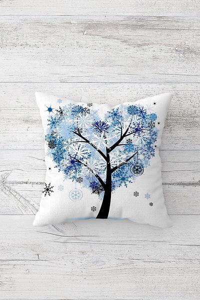 linazaitun One Side Printed Hidden Zipper Decorative Pillowcase Throw Pillow Case Seat Pillowcase