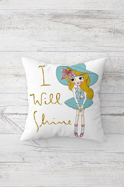 linazaitun One Side Printed Hidden Zipper Decorative Pillowcase Throw Pillow Case Seat Pillowcase