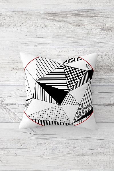 linazaitun One Side Printed Hidden Zipper Decorative Pillowcase Throw Pillow Case Seat Pillowcase