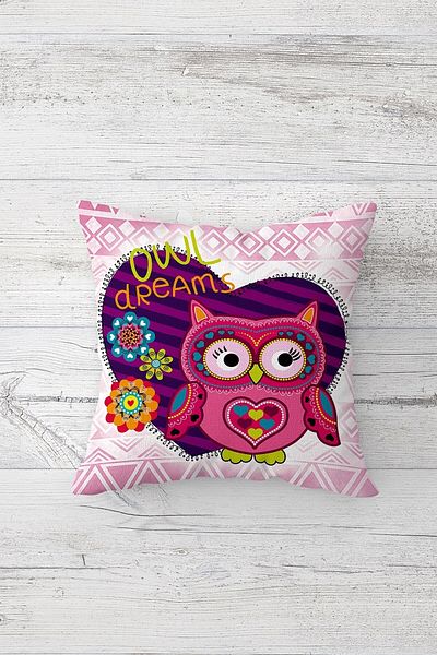 linazaitun One Side Printed Hidden Zipper Decorative Pillowcase Throw Pillow Case Seat Pillowcase