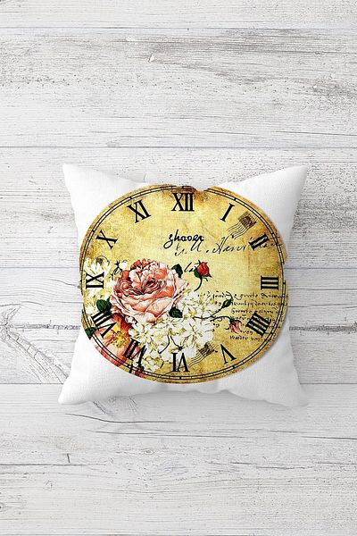 linazaitun One Side Printed Hidden Zipper Decorative Pillowcase Throw Pillow Case Seat Pillowcase