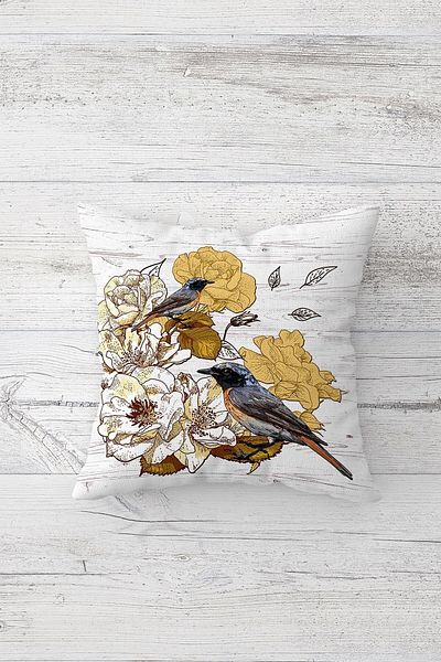linazaitun One Side Printed Hidden Zipper Decorative Pillowcase Throw Pillow Case Seat Pillowcase