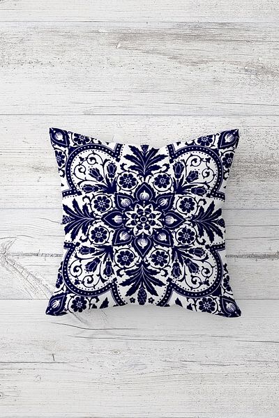 linazaitun One Side Printed Hidden Zipper Decorative Pillowcase Throw Pillow Case Seat Pillowcase