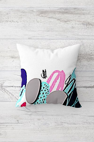 linazaitun One Side Printed Hidden Zipper Decorative Pillowcase Throw Pillow Case Seat Pillowcase
