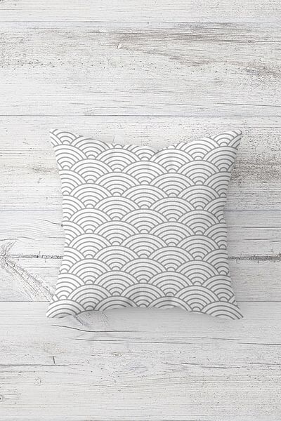linazaitun One Side Printed Hidden Zipper Decorative Pillowcase Throw Pillow Case Seat Pillowcase