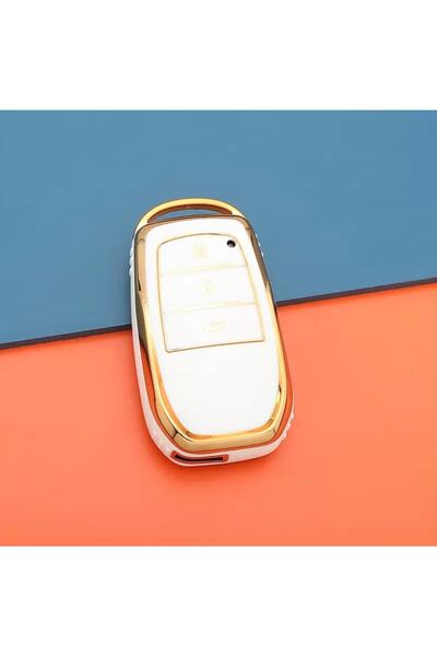 AYZ GARAGE Husă pentru chei din material Tpu Toyota cremă