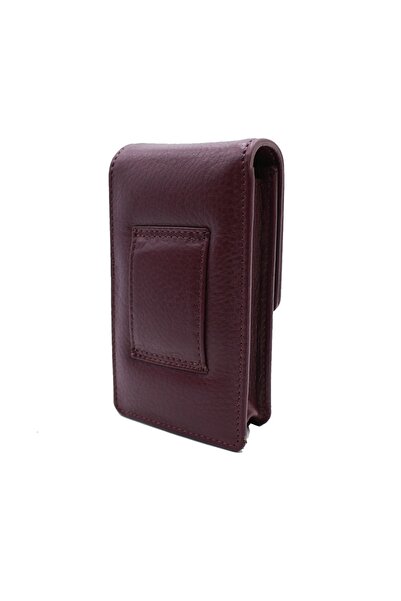 Grande 451 100% Genuine Leather Cigarette Holder Plum