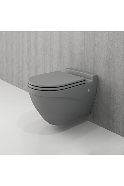 Bocchi Taormina Arch Asma Klozet Mat Gri Kapak Hariç 1012-006-0128