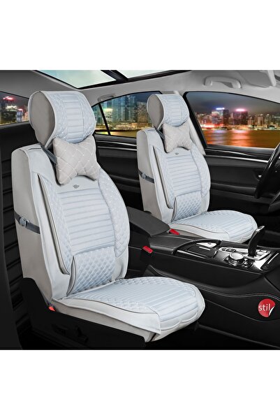 SMTSHOP غطاء مقعد سيارة من الجلد متوافق مع طراز Renault Megane 4 SEDAN Elite،...