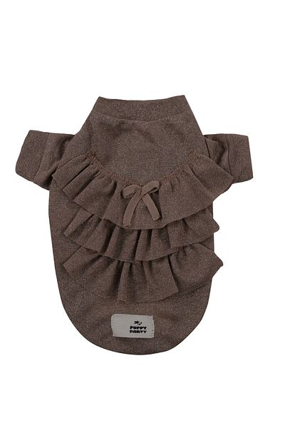 Glipet Cat And Dog Dress - Brown With Short Tulle