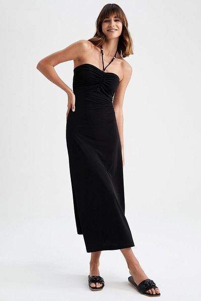 DeFacto Maxi Φόρεμα A-Line Strapless Bodycon
