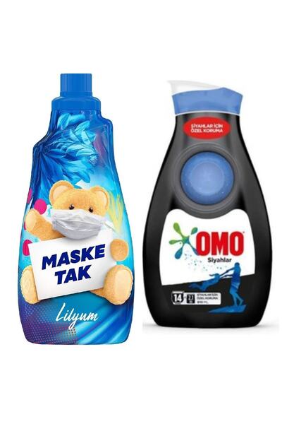 Yumoş Lilyum 1440 ml + Omo Sıvı Deterjan 910 ml