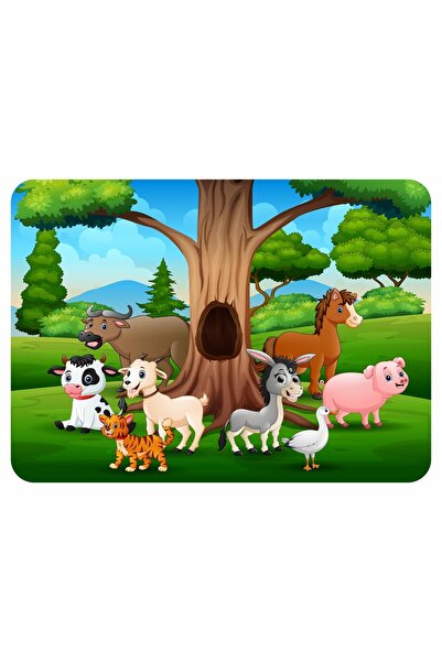 LİPYOS Sevimli Hayvanlar 24 Parça Ahşap Puzzle