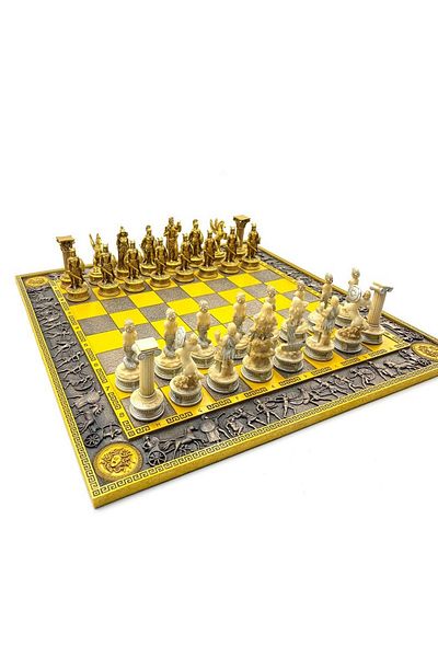 Veronese Decorative Chess Set with Ancient Greek Mythology Figures