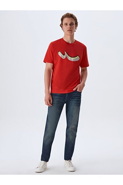 Ltb T-Shirt - Rot - Regular Fit
