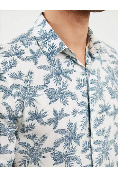LC Waikiki Patterned Regular Fit Men's Shirt - Short Sleeve