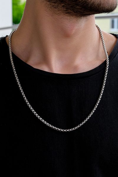 TESBİHCİBABA 316L Stainless Steel King Chain Men's Necklace