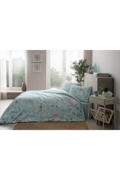 Taç Julian Mint Ranforce Duvet Cover Set Double