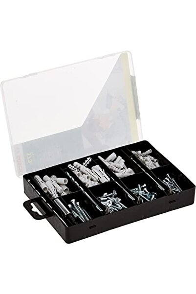 Bosch 2607019511 173 Parça Dübel, Vida, Matkap Uçlu Sabitleme Aksesuar Seti