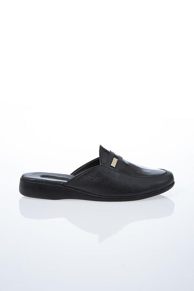 Pierre Cardin ®| PC-0291 - 3309 Patent Leather Black - Men's Slippers