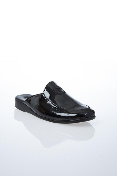 Pierre Cardin ® | PC-0289 - 3309 Patent Leather Black - Men's Slippers