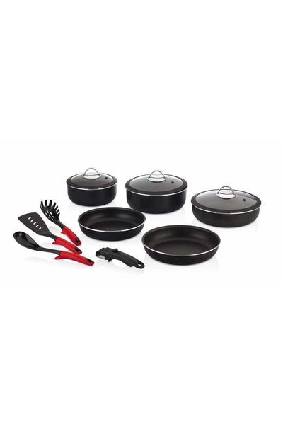 papilla Motto 12li Tencere Seti, Siyah