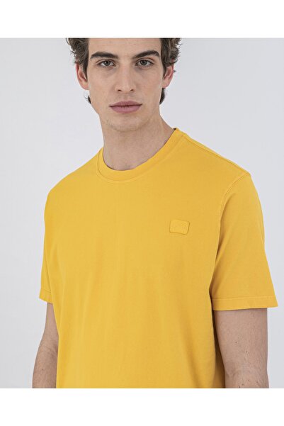 PAUL&SHARK Ανδρικό πλεκτό μπλουζάκι C.w. Βαμβάκι