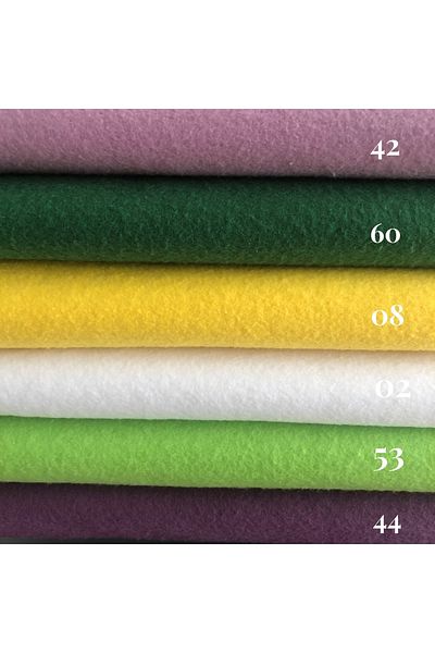 Yumuşakkeçe Thin Soft Felt 100*50 Cm 6 Colors