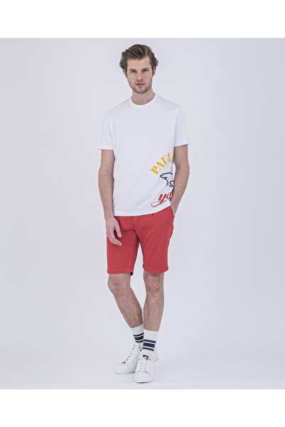 PAUL&SHARK Ανδρικό πλεκτό μπλουζάκι C.w. Βαμβάκι