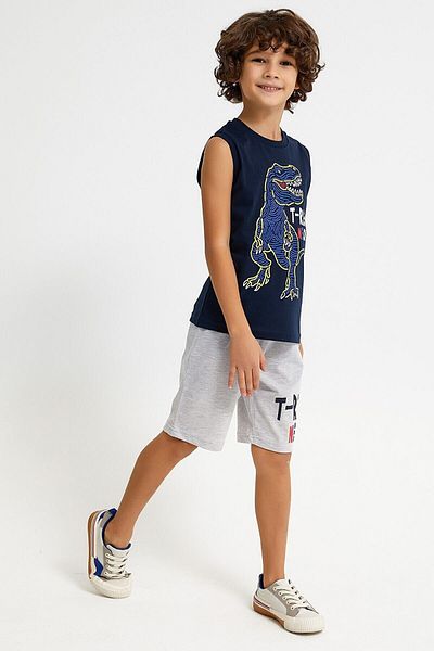 ROLY POLY Rolypoly Boy Navy Blue Bermuda Suit