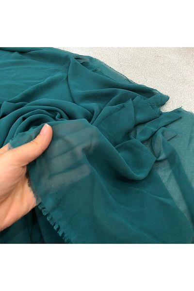 turkanlarhome Chiffon Plain Meter Fabrics (Dress, paroe, kimono, shirt etc..)