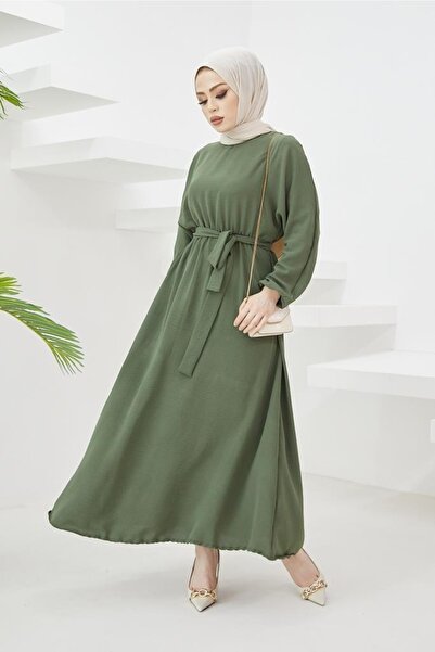 benguen Φόρεμα 424-1aerobin Hijab Khaki