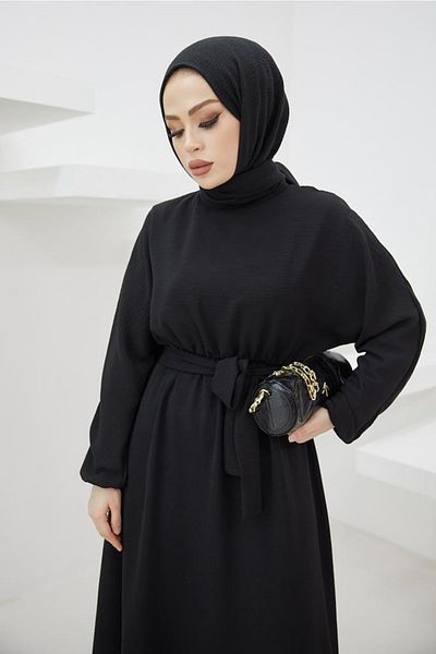 benguen Φόρεμα 424-1aerobin Hijab Μαύρο