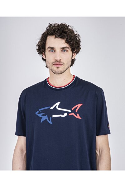 PAUL&SHARK Men's Knitted T-shirt C.wCotton