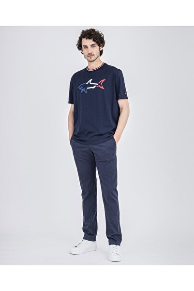 PAUL&SHARK Men's Knitted T-shirt C.wCotton