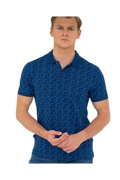 Pierre Cardin Ανδρικό μπλουζάκι Polo με λαιμόκοψη