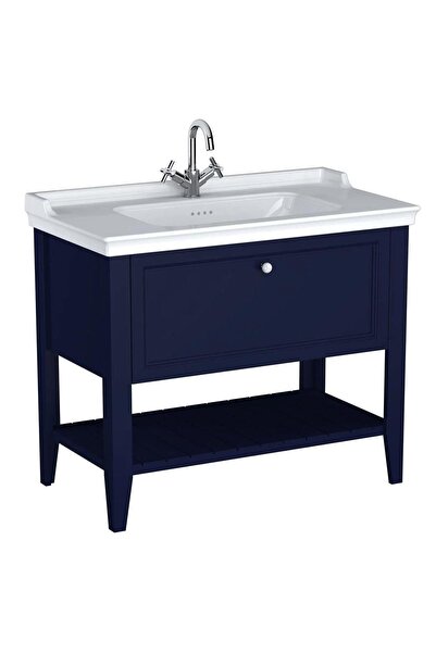 VitrA Valarte Neo 100 Cm Mavi Banyo Lavabo Dolabı Alt Modül 65777