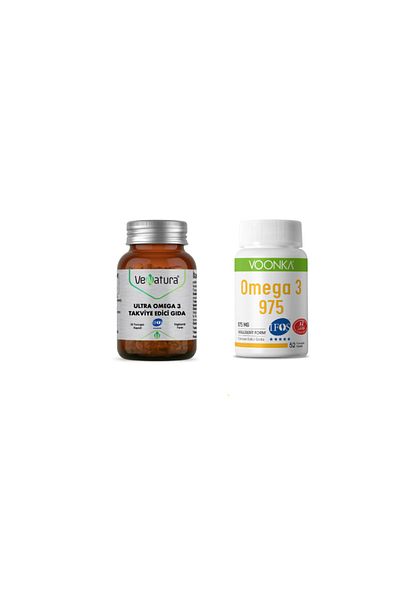 VeNatura Ultra Omega3 30 Capsules + Omega 3 975 Mg 52 Capsules