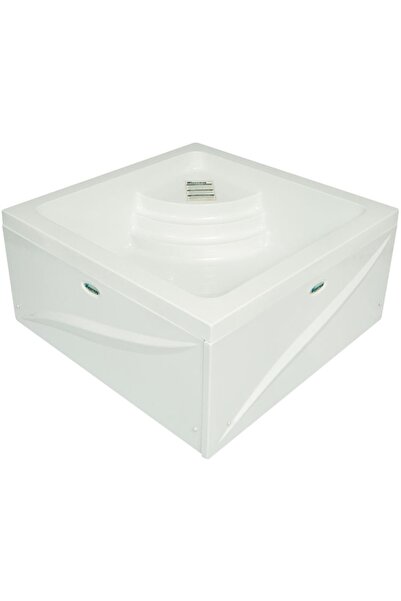 Waterway Elmira Oturmalı Mini Kare Küvet 100x100 H:43 Gövde + Metal Ayak+ Dör...