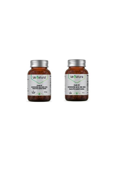 VeNatura Coenzyme Q10 200 Mg 30 Soft Capsules + Coenzyme Q10 100 Mg 30 Capsules