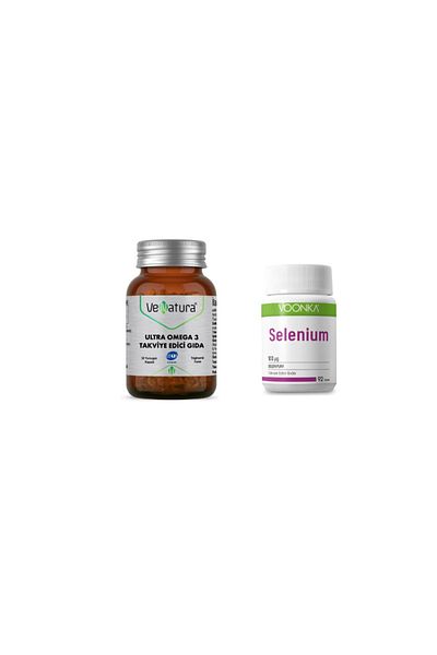 VeNatura Ultra Omega3 30 Capsules + Selenium 100 Mcg 92 Tablets
