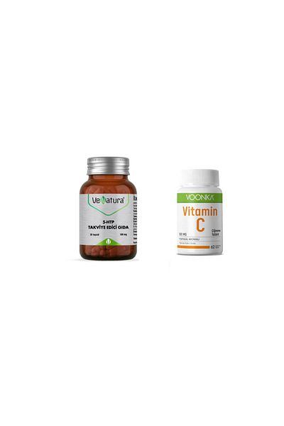 VeNatura 5-htp 100 Mg 30 Capsules + C Chew 62 Tablets
