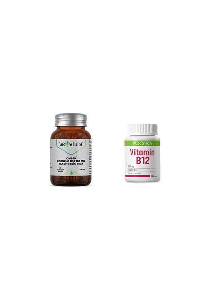 VeNatura Coenzyme Q10 and B12Tablet- 200Mg30 Soft Capsules