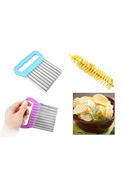 YFHOME Paslanmaz Patates Soğan Patlıcan Salatalık Dilimleyici Doğrayıcı