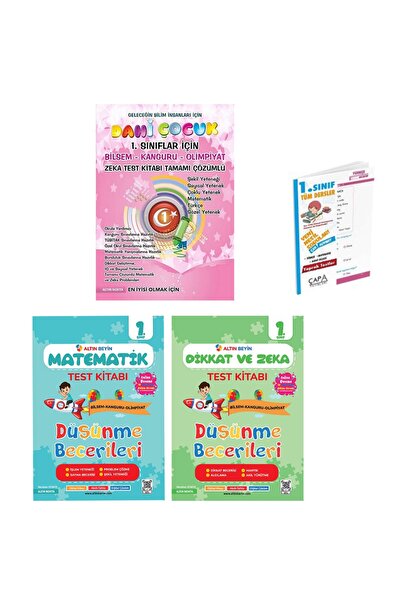 Altın Nokta Yayınları Altın Nokta 1. Sınıf Dahi Çocuk Bilsem Olimpiyat Kangur...